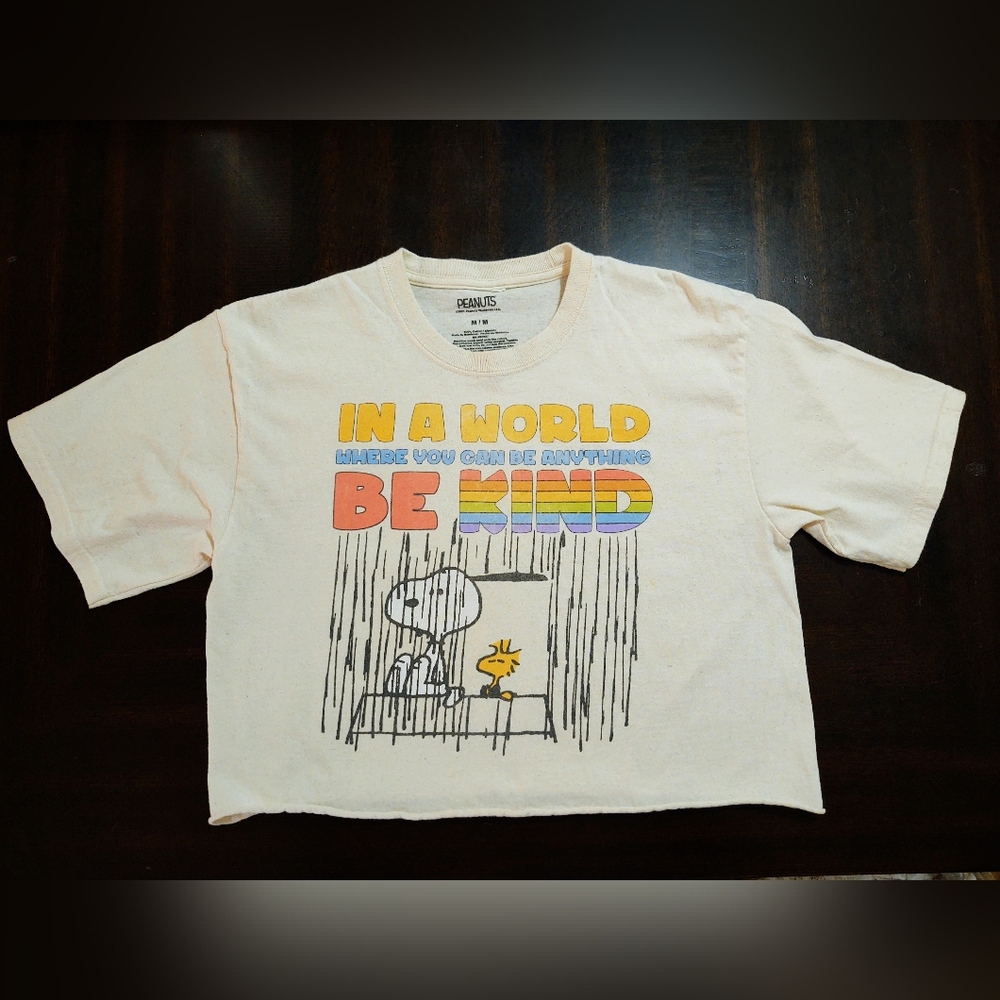 Peanuts Snoopy Woodstock "Be Kind" Tee